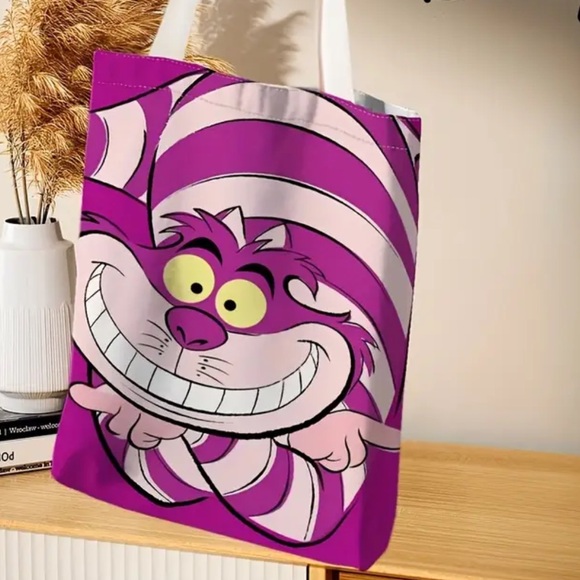 Cheshire Cat Tote Bag - Picture 4 of 12